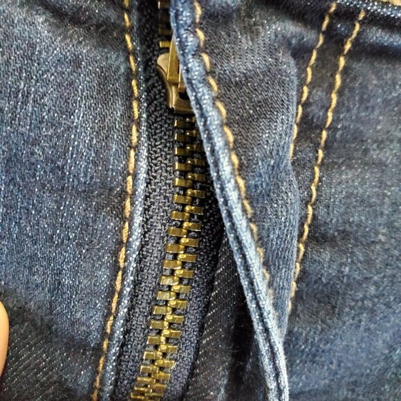 Lane Bryant Jeans Womens Size Plus 24 Blue Girlfriend Crop Stretch Denim - Picture 10 of 12